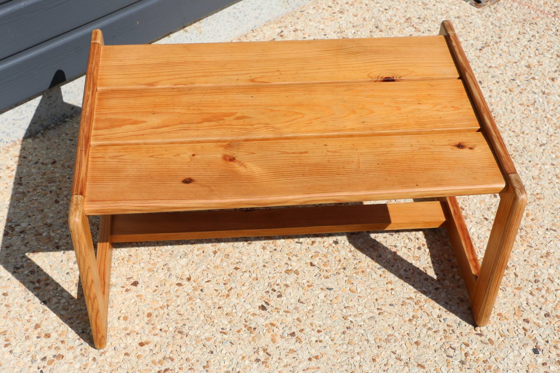1960s pine coffee table