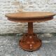 Oval pedestal table