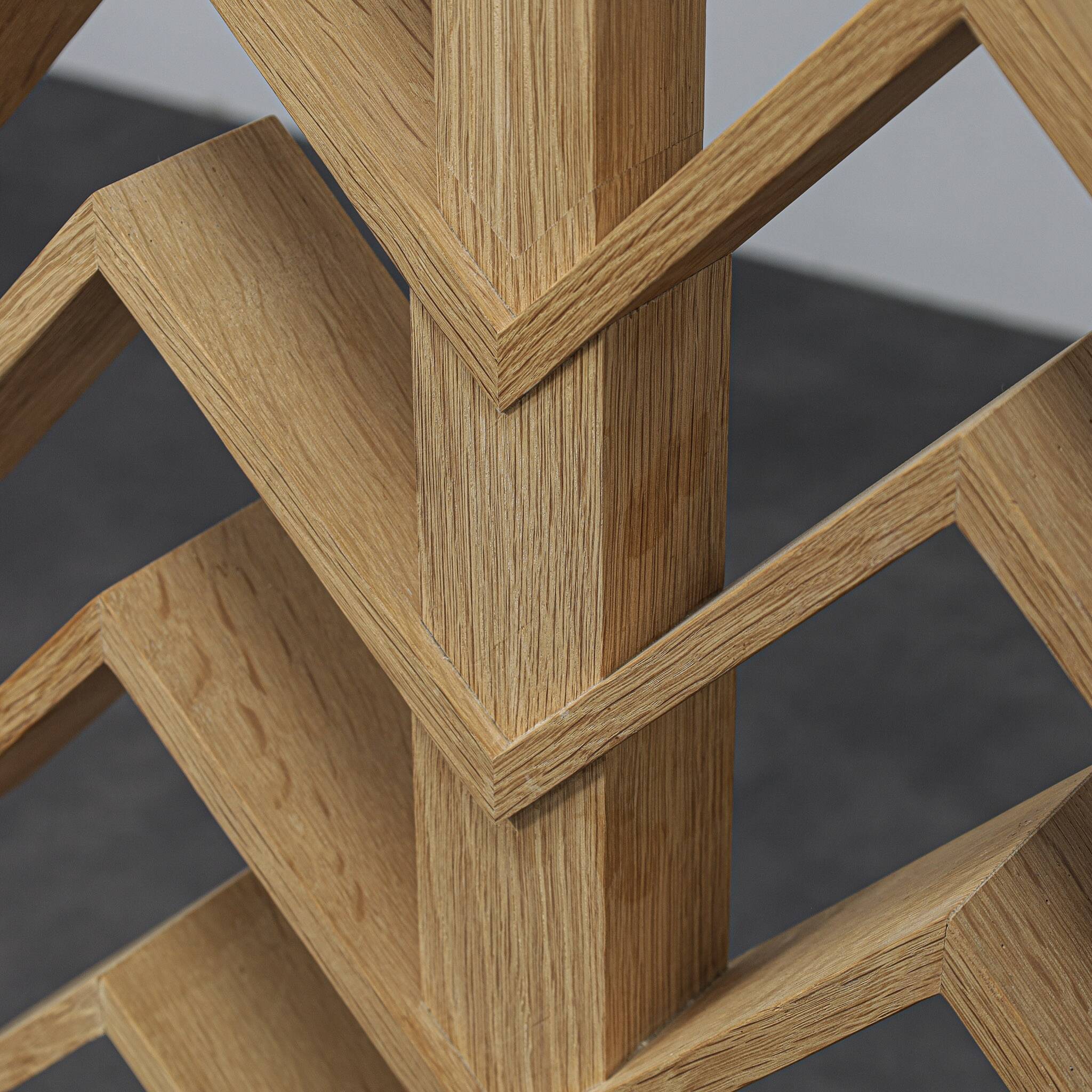 Geometric abstract sculpture by Herma Steur, 2000s