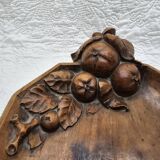 Plateau en bois sculpté fait main