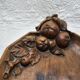 Plateau en bois sculpté fait main