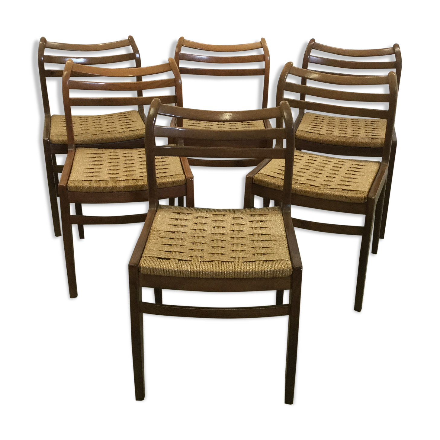 Scandinavian chairs x6