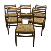 Chaises scandinave x6