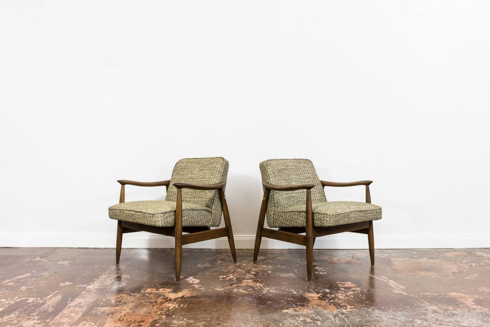 Mid Century Armchairs By Juliusz Kędziorek, Poland, 1960s, Set Of 2