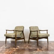 Mid Century Armchairs By Juliusz Kędziorek, Poland, 1960s, Set Of 2