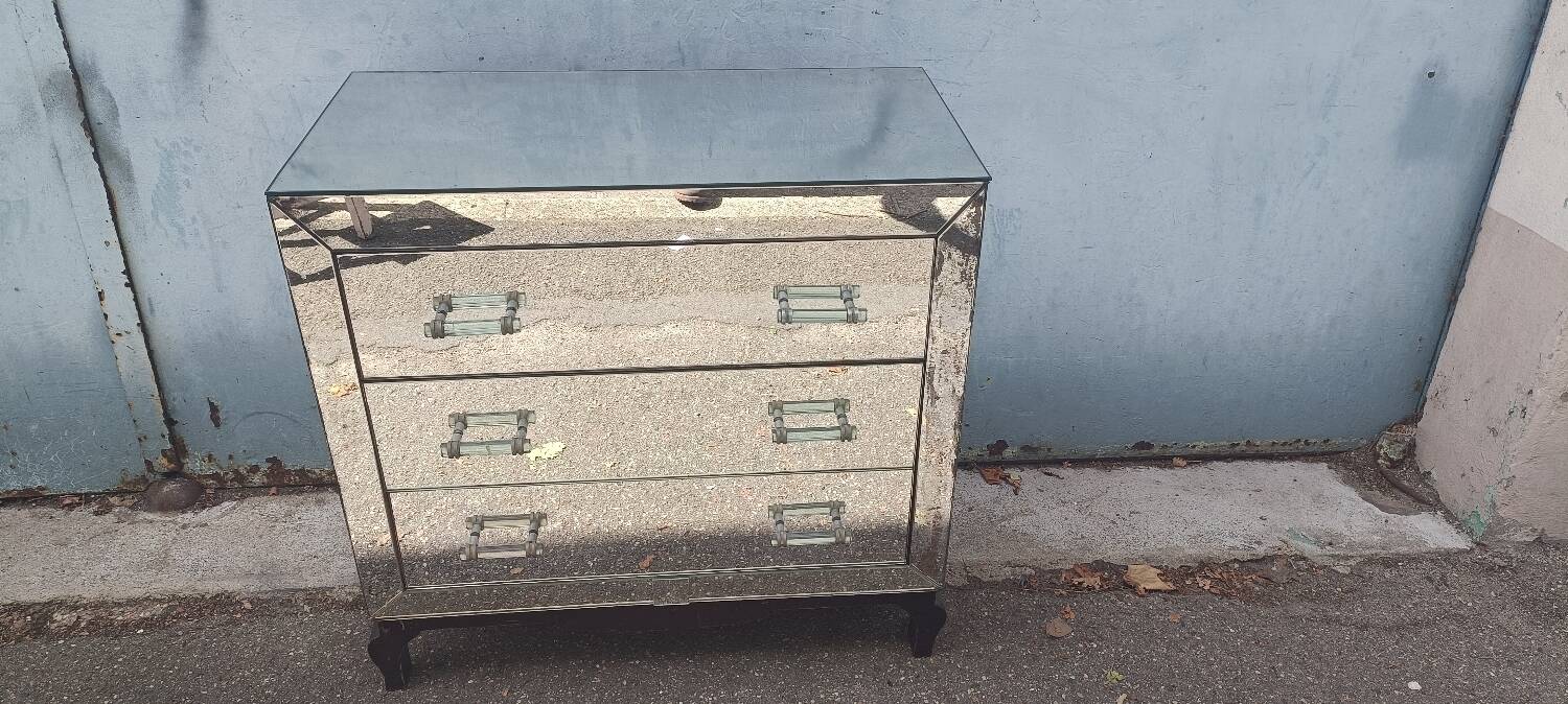 Commode miroir vintage