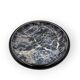 Alvino Bagni, black marbled ceramic centerpiece / vide poche, ca. 1970