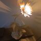 Lampe fleur, style Maison Jansen, années 70