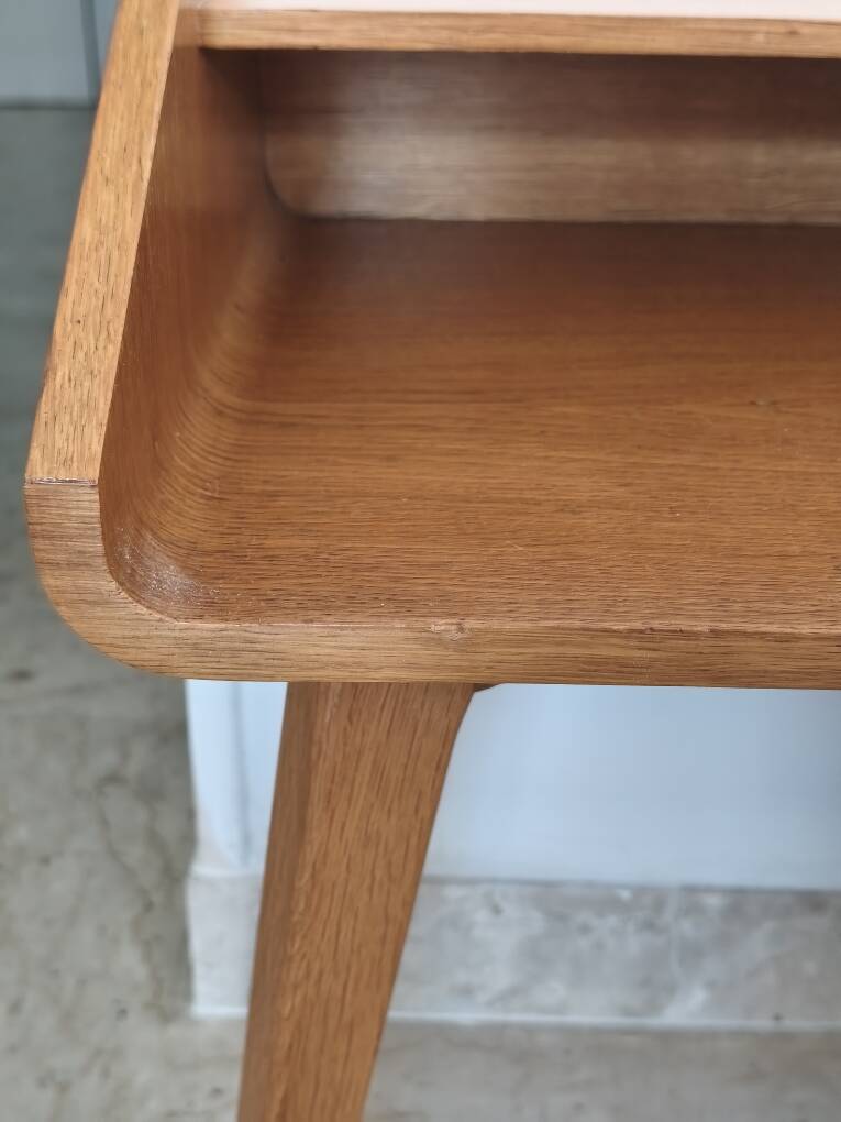 Compass leg bedside tables