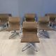 Pair of vintage Eames for Herman Miller EA108 alu range office/desk chairs, 1980