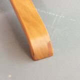 Noboru Nakamura Design Chocolate Brown Padded Leatherette Swivel Chairs 70s