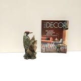 Vintage Hand-Painted Ceramic Woodpecker by Bepi Tay, Italy