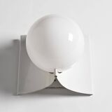 Opaline glass wall light, circa 1970