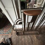 Wrought iron coat rack for the entrance