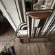 Wrought iron coat rack for the entrance