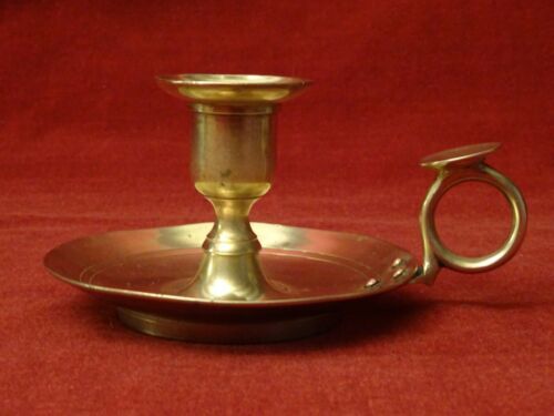 Brass bronze hand candle holder