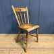 Set of four painted Dutch kitchen chairs.