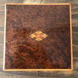 Walnut padded jewelry box
