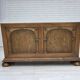 1950s, Danish 2-seater sofa, green furniture wool, oak wood.