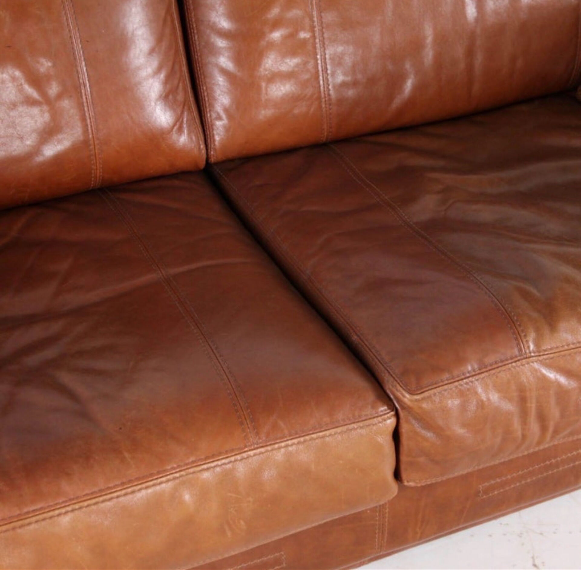 Canapé cuir 3 Roche Bobois