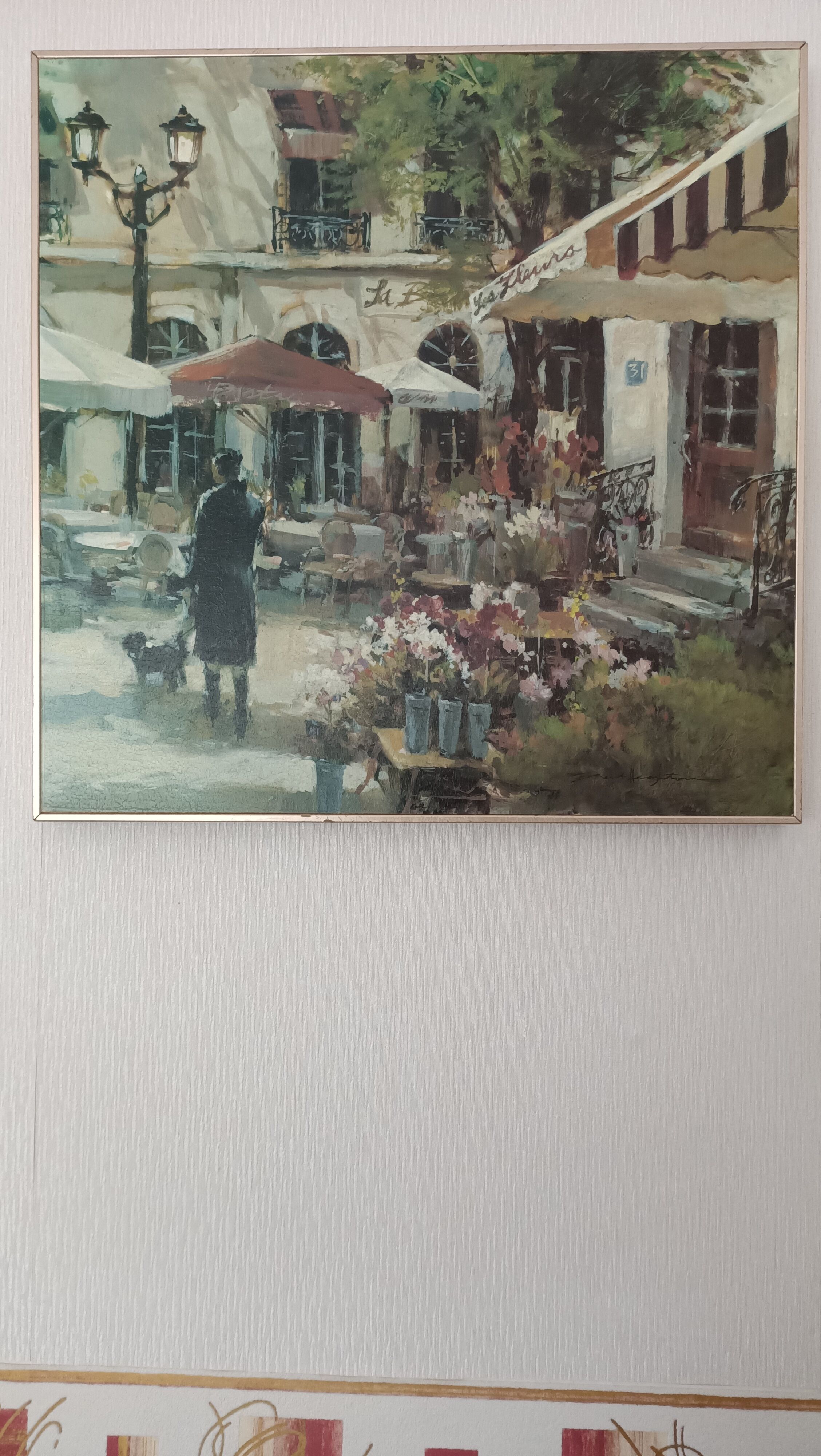 Painting Parisian terraces