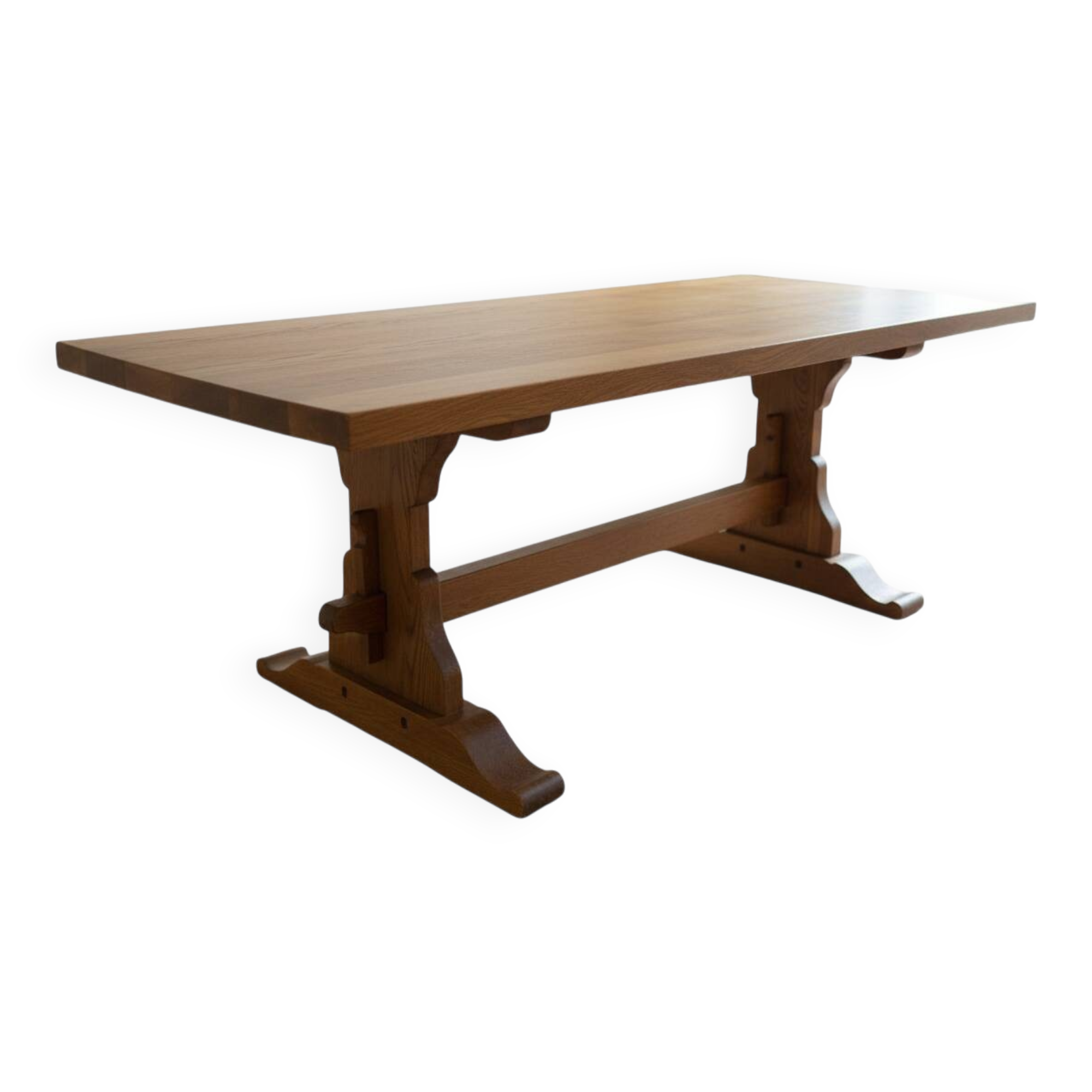 Monastery Table in Solid Oak - Authentic Style - 180 cm