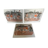 Set of 3 posters Animals & sport