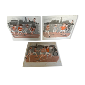 Set of 3 posters Animals & sport