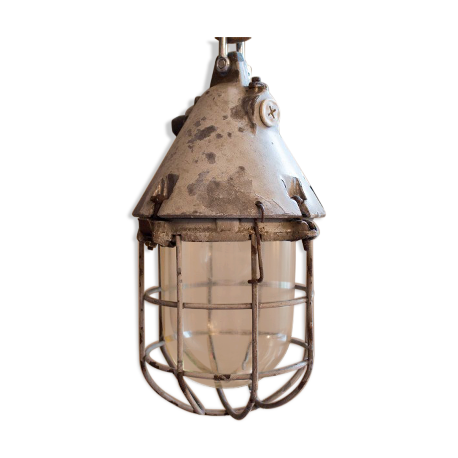 Bully Industrial Cage Lamp