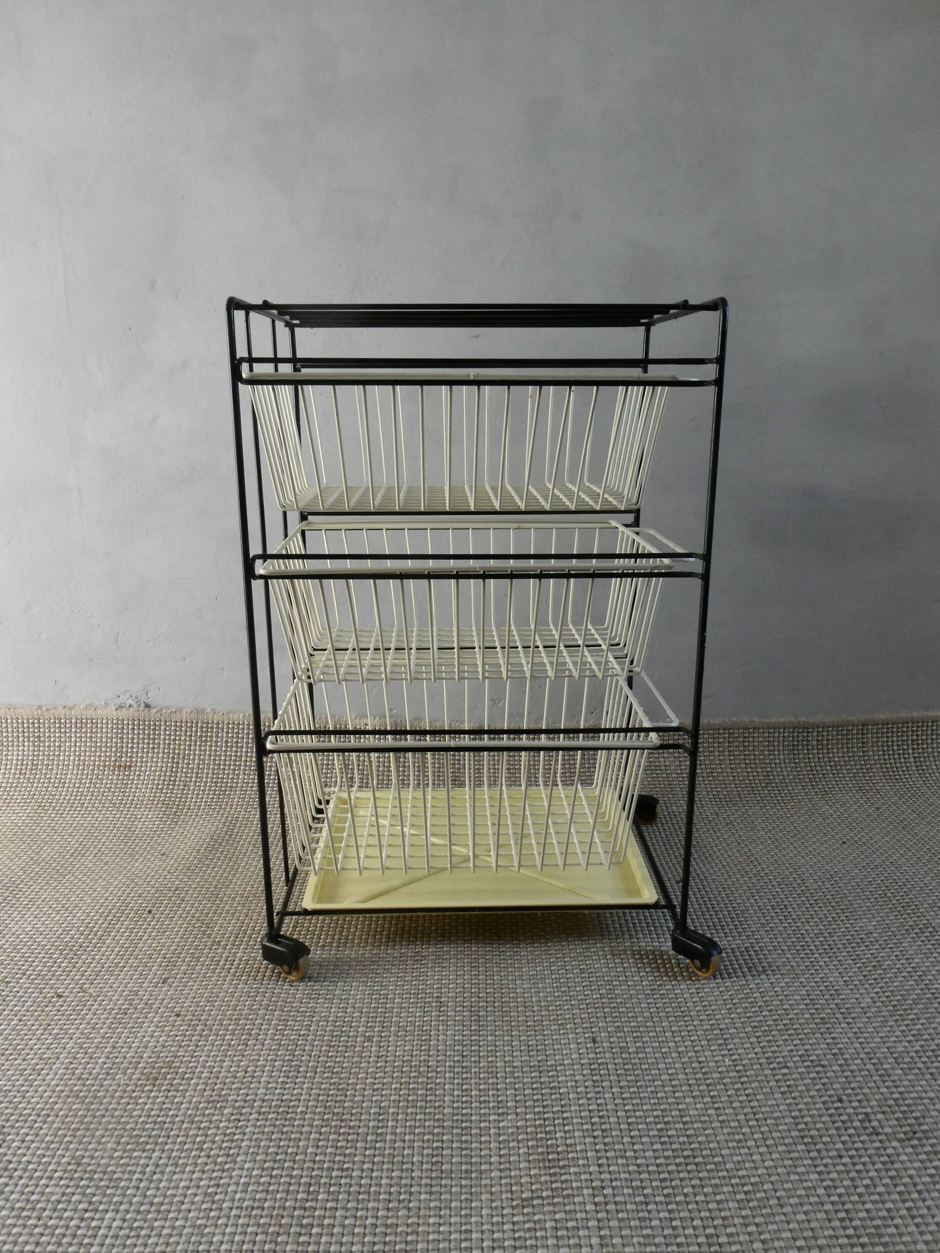Rolling kitchen trolley, 1960s