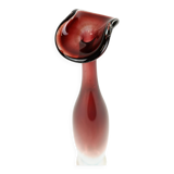 Midcentury display vase by Nils Landberg, Orrefors, circa 1950.