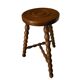 Tripod stool with turned legs