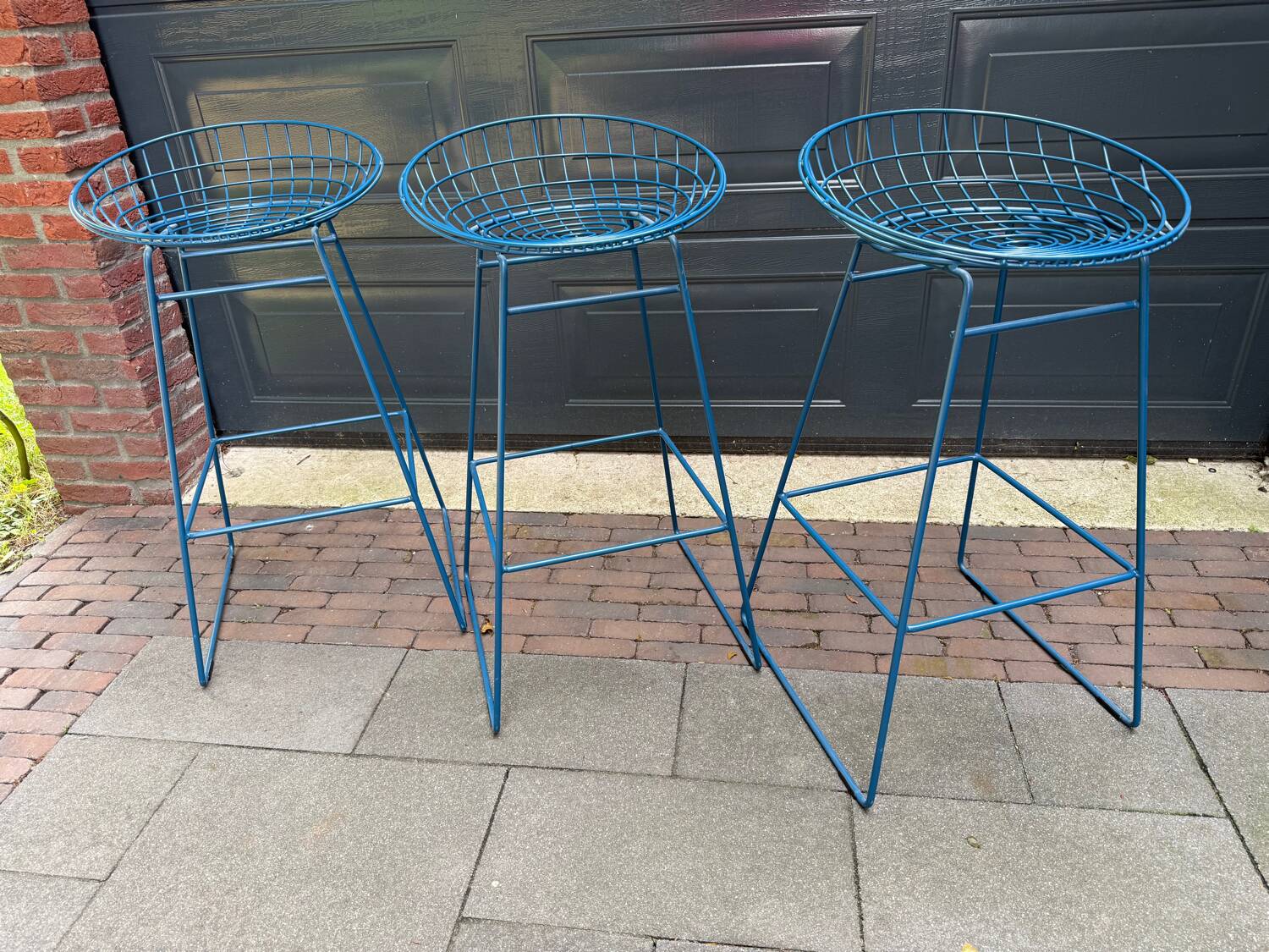 Set of 3 Pastoe bar chairs