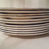 Corsica Digoin Sarreguemines Plates France