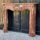 Louis XV style fireplace in Rance marble