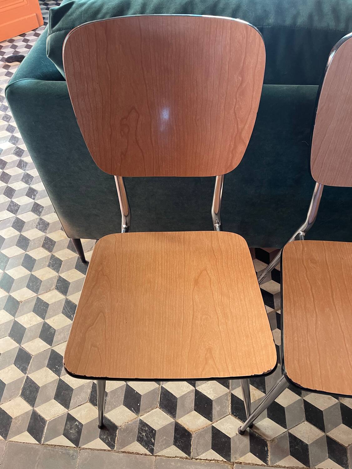 4 Formica chairs from the 1960s