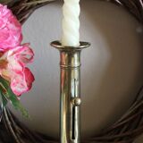 Brass candlestick push torch