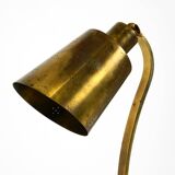 Beautiful, rare, large, heavy mid-century modern brass table lamp