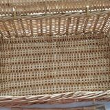 Wicker suitcase