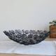 Large openwork black metal fruit bowl – Arabesque decoration