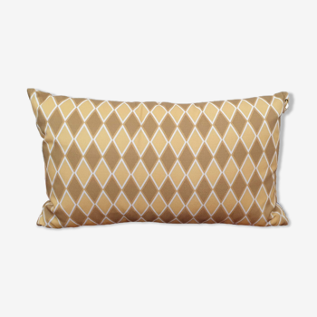 White / yellow geometric cushion cover - 30 X 5O