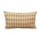 Geometric cushion cover white yellow 30 x 5o