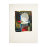 Painting "Abstraction" HSP by JM Brossat (born in 1946)