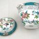 Minton porcelain sugar bowl, decor 3084 Cuckoo, blue cuckoo, excellent condition.