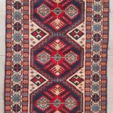 Caucasian Shirvan rug 107 x 205 cm pure wool