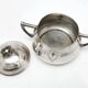 Art Nouveau sugar bowl, silver-plated brass, WMF, Germany, early 20th century