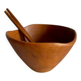 Vintage teak salad bowl