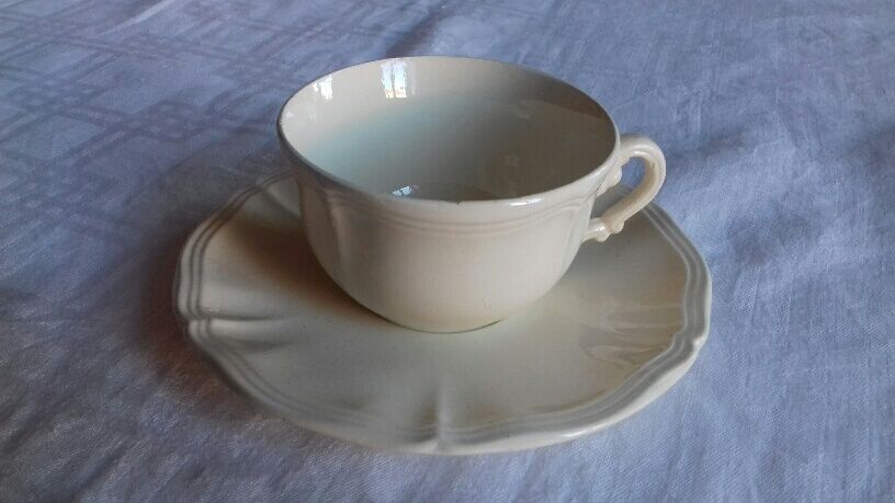 Tea or coffee service in Sarreguemines Digoin 11 pieces