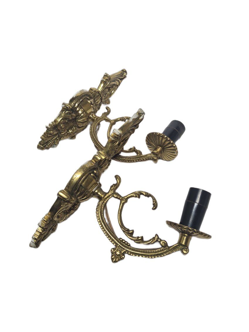 Appliques de style rococo, Pologne, années 1970, ensemble de 2