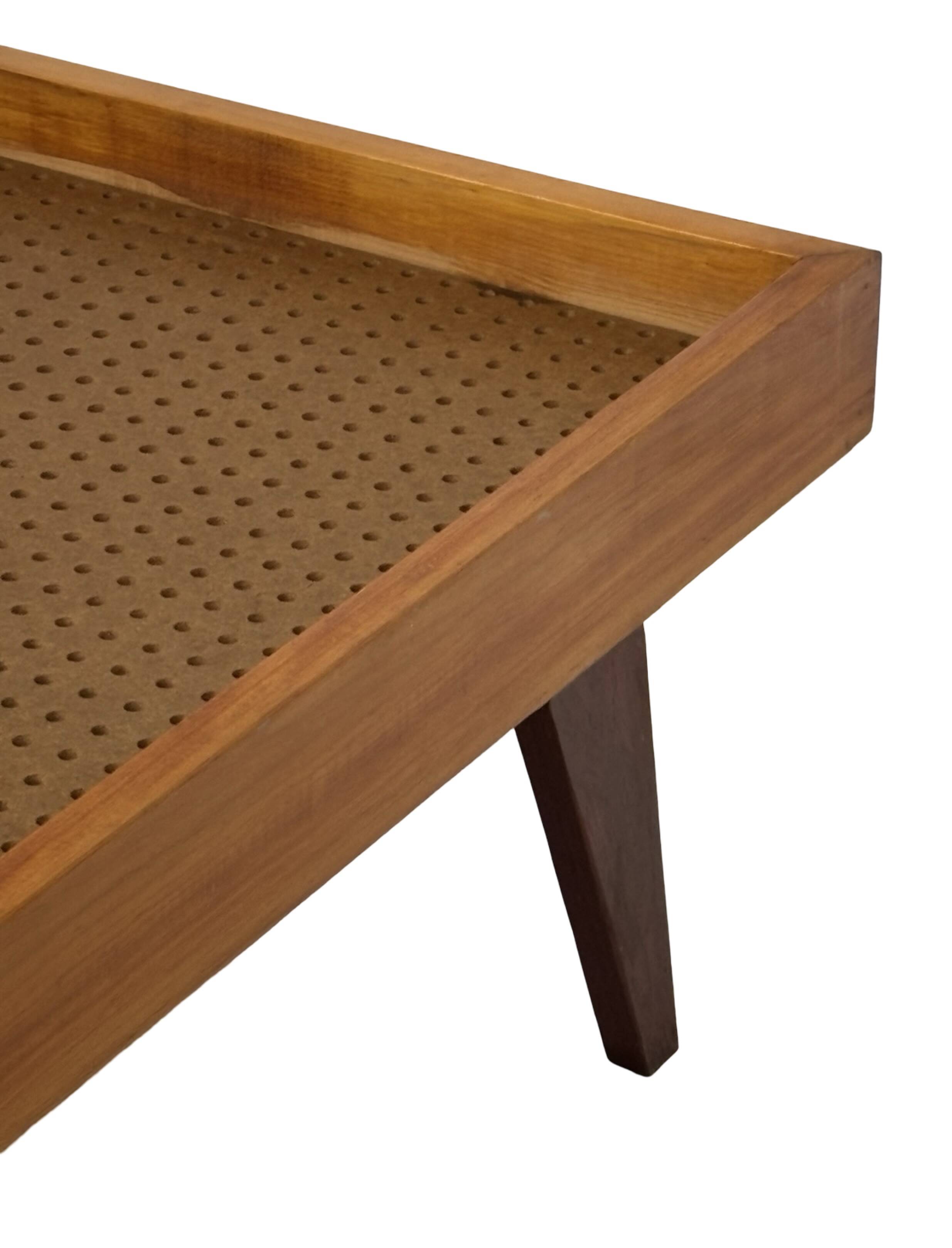 Vintage daybed minimalist design in Teak and Oak 1960s